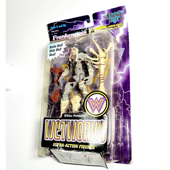 FRANKENSTEIN HORROR MCFARLANE Toy Fig Whilce Action Figure Sealed On Card *READ* - Picture 3 of 13